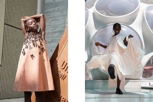 The Shape of Style: Fashion Editorial Featuring Hattie Estime Hoskins.