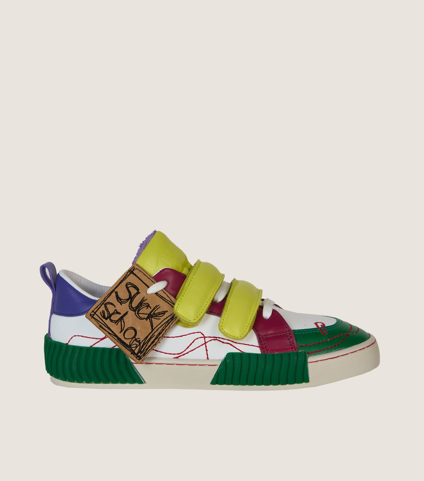 INKY Multi-White Adult Sneakers