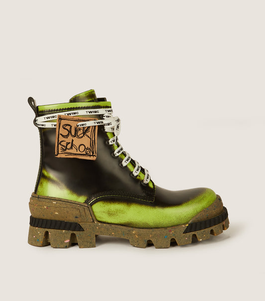 BOSON Acid Green Boots