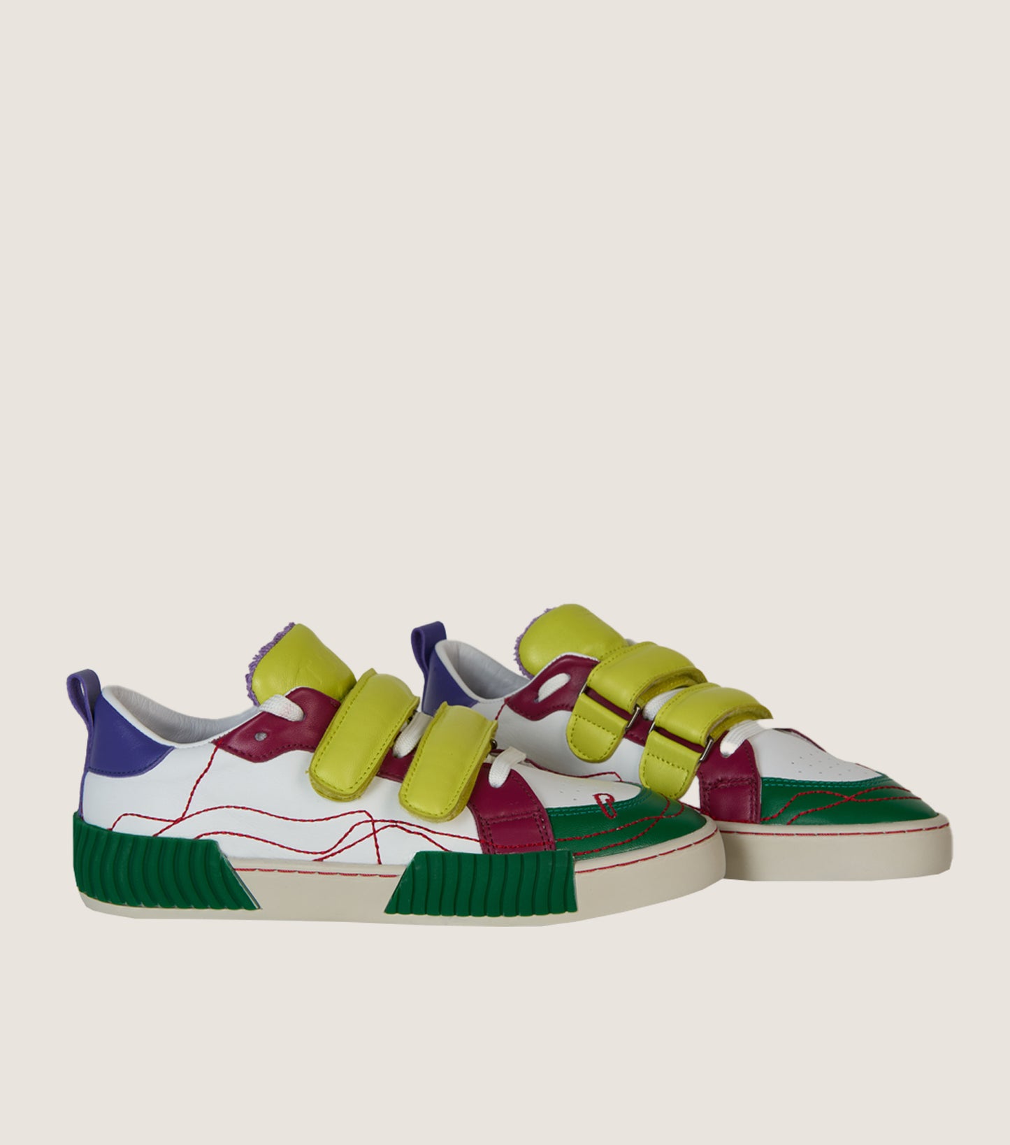 INKY Multi-White Adult Sneakers