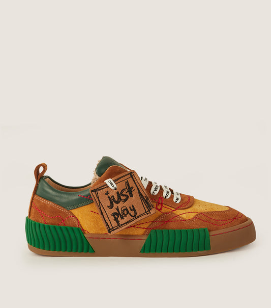 INKY Taupe-Green Sneakers