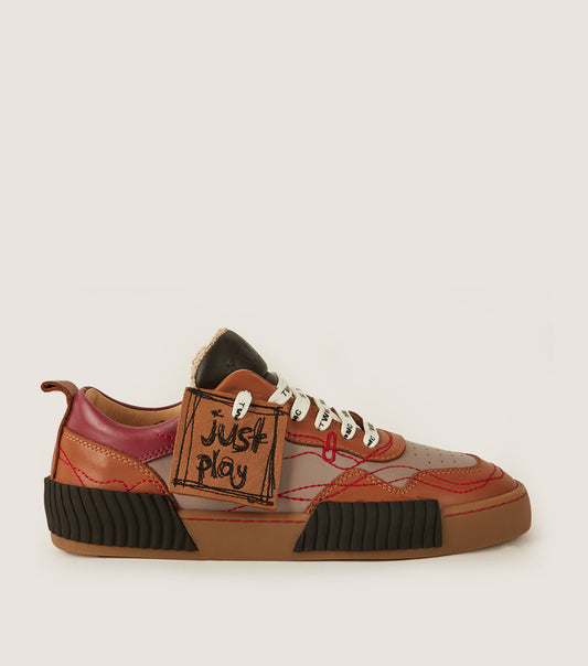 INKY Taupe-Black Sneakers