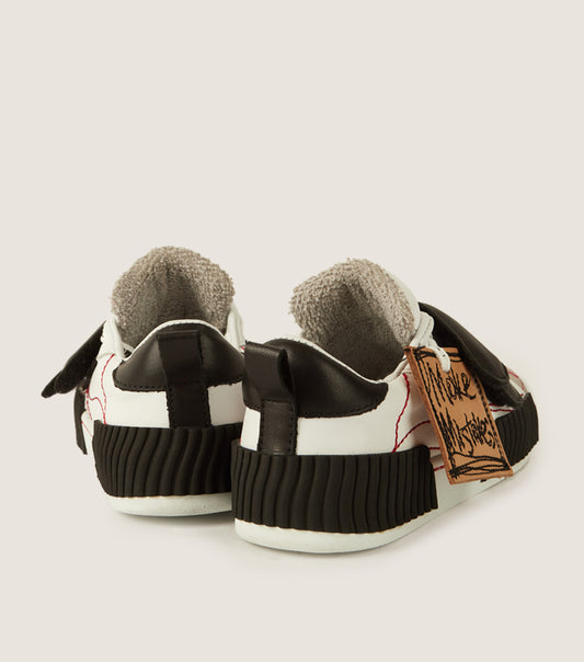 INKY Black-Grey Kids Sneakers