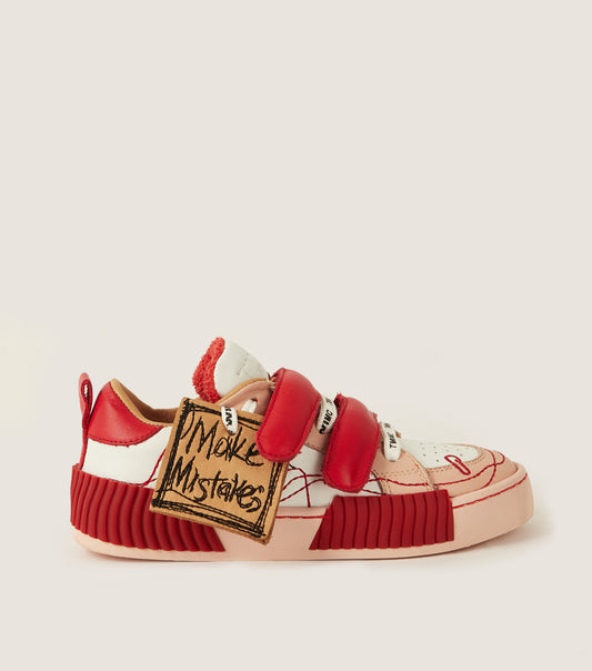 INKY Red-Pink Kids Sneakers